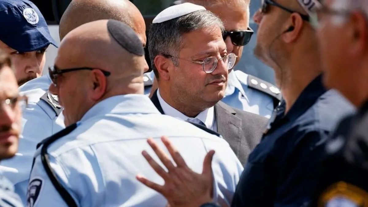 İsrailli aşırı sağcı bakana Filistin’den Mescid-i Aksa resti! Sert sözlerle duyurdular