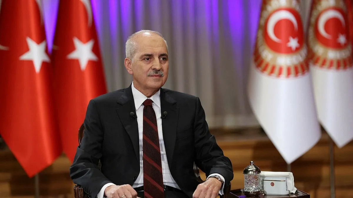 TBMM Başkanı Numan Kurtulmuş’tan Özgür Filistin mesajı: Bu mücadelenin yanında olacağız