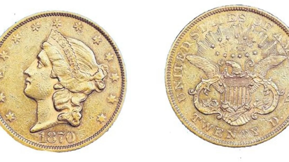 ABD’de 154 yıllık altın sikke değerinin 550 katına satıldı