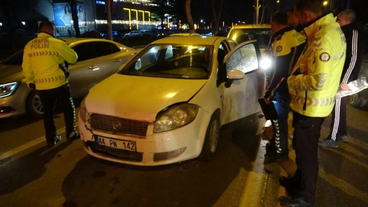 Malatya’da zincirleme kaza! 1 kişi yaralandı